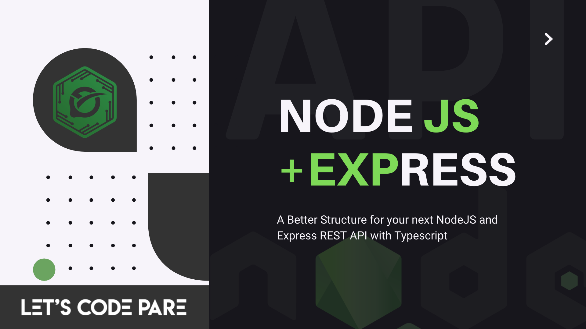 A Better Structure for NodeJS & Express REST API with Typescript