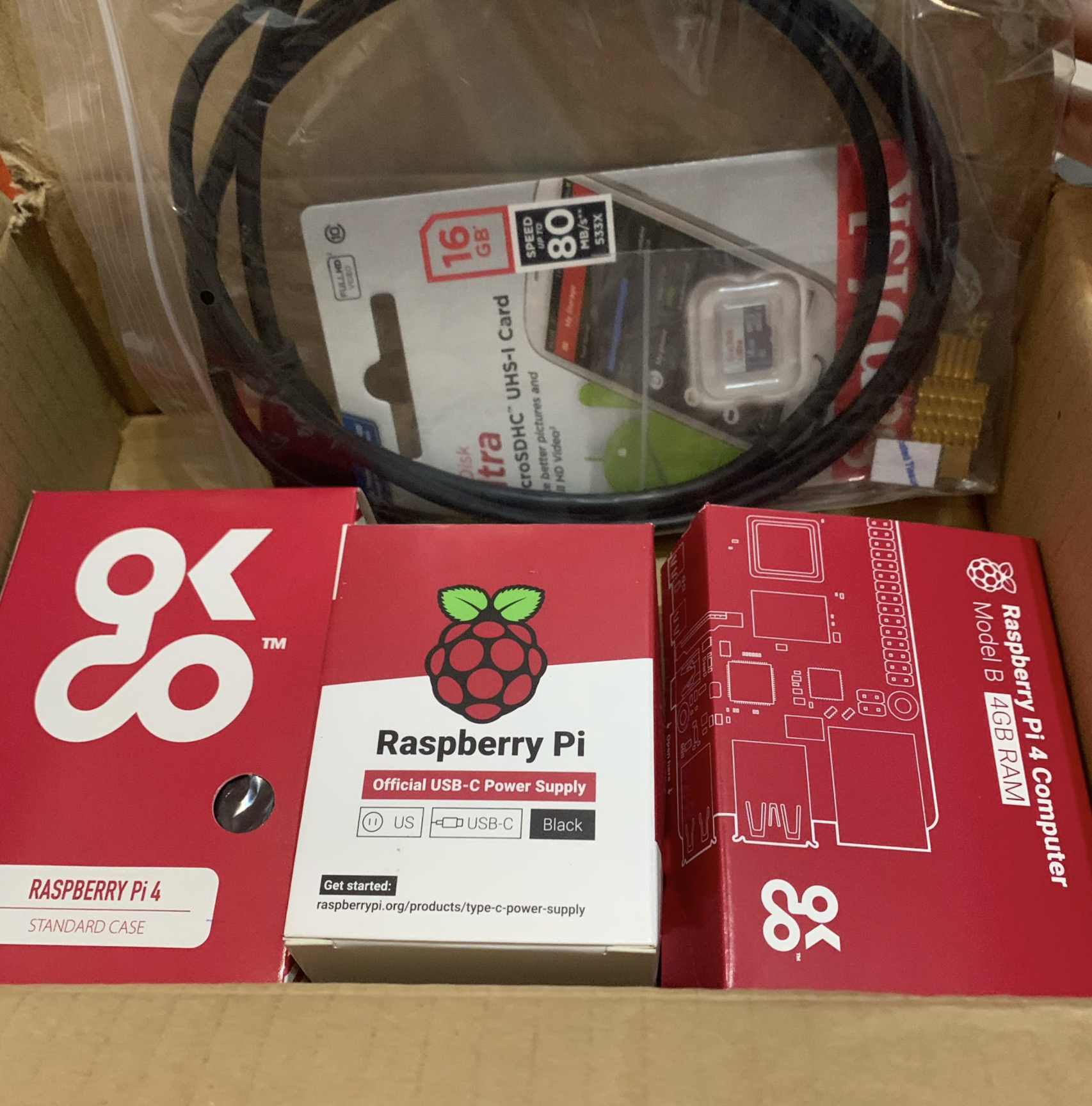 Raspberry Pi 4 Model B Starter Kit