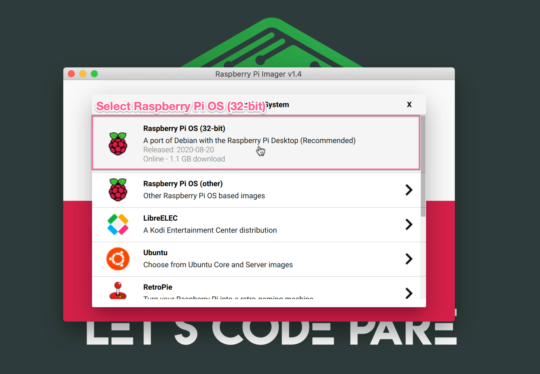  Raspberry Pi OS (32-bit)